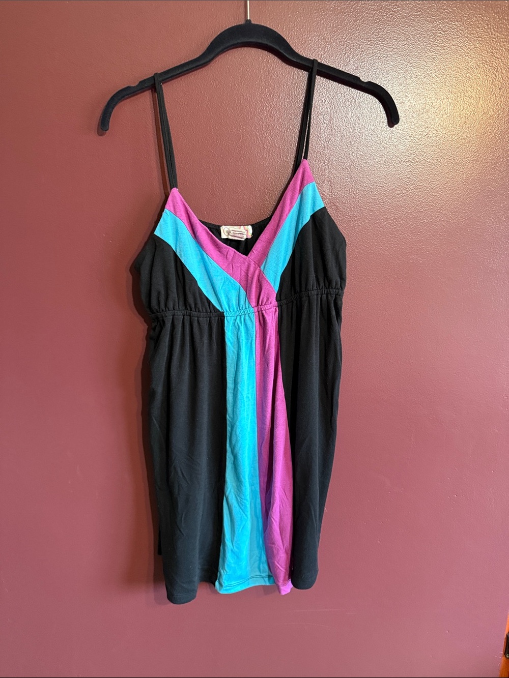 OP Black with Pink and Teal V-Panels